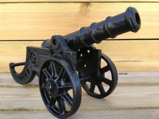 Cannon - Decorative - Cast iron - Black